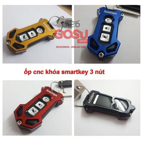 Ốp CNC khóa Smartkey honda SH SH Mode PCX đủ màu đẹp cá tính