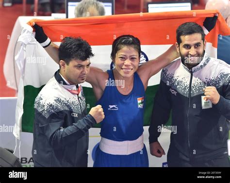 New Delhi India November Indian Boxing Ace Mc Mary Kom Clinches