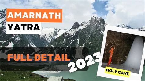 Amarnath Yatra 2023 Full Detail Video Holy Amarnath Cave Darshan