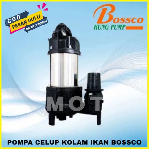 Jual Pompa Celup Kolam Ikan Air Kotor Bossco Bav Watt