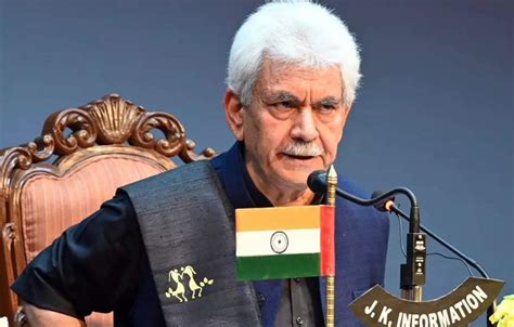 J K LG Manoj Sinha Inaugurates Four Dal Lakefront Projects Infra News