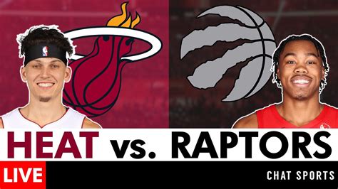 Miami Heat Vs Toronto Raptors Live Streaming Scoreboard Play By Play