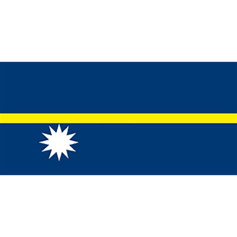 Official Flag Of Nauru