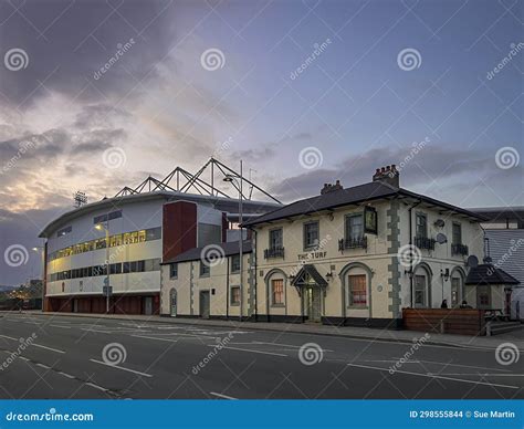 Wrexham Football Stadium, Wales, UK Editorial Stock Image - Image of ...