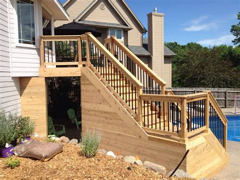 large pool deck patio