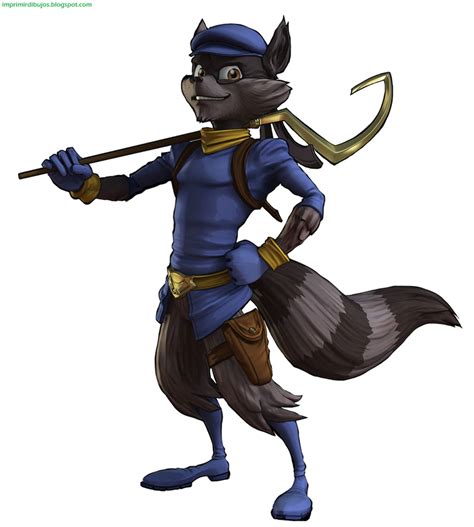 Imprimir Dibujos Personajes De Sly Cooper Ladrones En El Tiempo Para