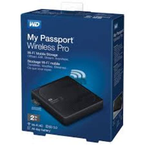 Wd 2tb My Passport Wireless Pro Portable External Hard Drive Wifi Usb 3 0 Computers And Tech