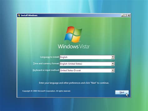 Installing Windows Vista