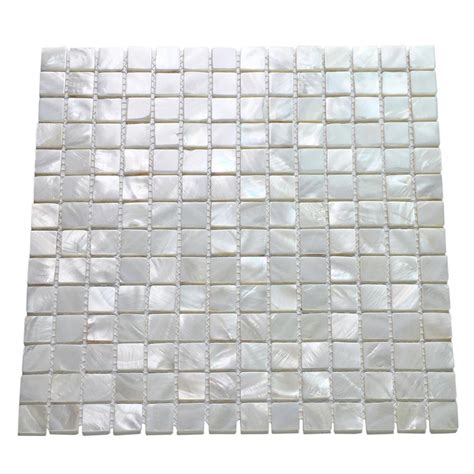 Art D In X In Mother Of Pearl Shell Mosaic Tile Backsplash In