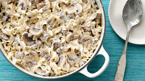 One Pot Creamy Beef Stroganoff Recipe Pillsbury Hot Sex Picture