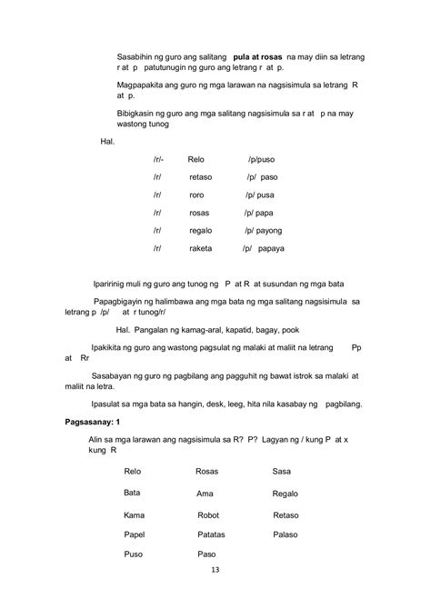 Mother Tongue Grade 1 Part 1 Palawan BlogOn Page 197 Flip PDF