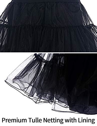 Dresstells S Petticoat Skirts Women Vintage Tutu Underkirt S