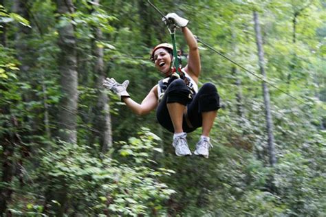 Nantahala Ziplining Falling Waters Bryson City Nc