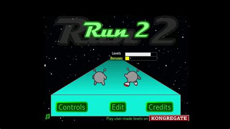 RUN 2 - Level 1-25 fast skater(not perfect) gameplay on kongregate w ...