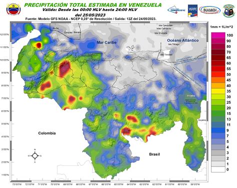 Inameh prevé nubosidad y lluvias en algunas áreas de Venezuela este