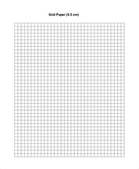 Printable Grid Sheet