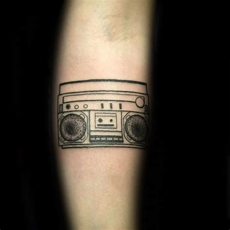 50 Tatuajes De Radio Cassettes O Radios Antiguas