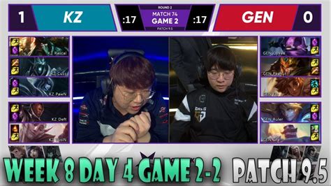 GEN Vs KZ Game 2 W8D4 S9 LCK 2019 Spring Gen G Vs Kingzone DragonX