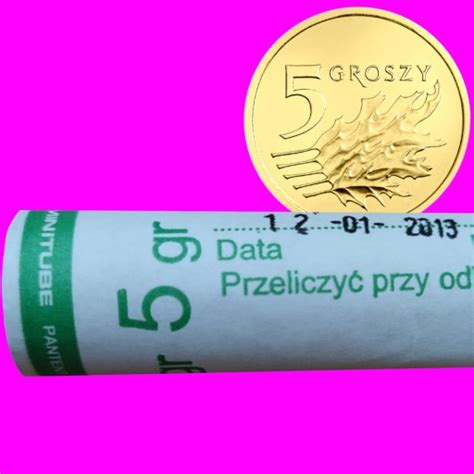 Gr Groszy Royal Mint Mennicze Rolka Bankowa