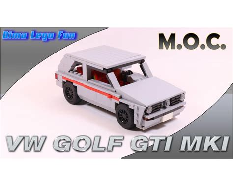 Lego Moc Volkswagen Golf Gti Mki By Zagdima Rebrickable Build With Lego