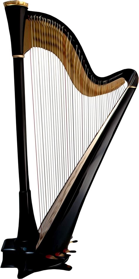 Harp PNG Image - PurePNG | Free transparent CC0 PNG Image Library