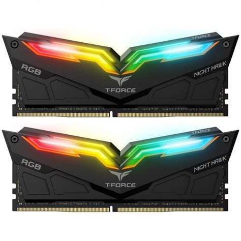 TEAMGROUP T Force NIGHT HAWK RGB 16GB 2x8 3200MHZ DDR4 GAMING MEMORY