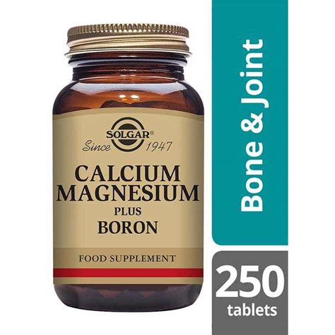 Calcium Magnesium Plus Boron Tablets Pack Of Nw Beauty