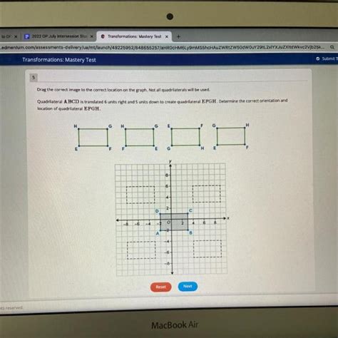 FREE Quadrilateral ABCD Is Translated 6 Units Right And 5 Units Down