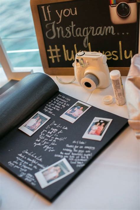 Top 20 Polaroid Wedding Guest Books Roses Rings