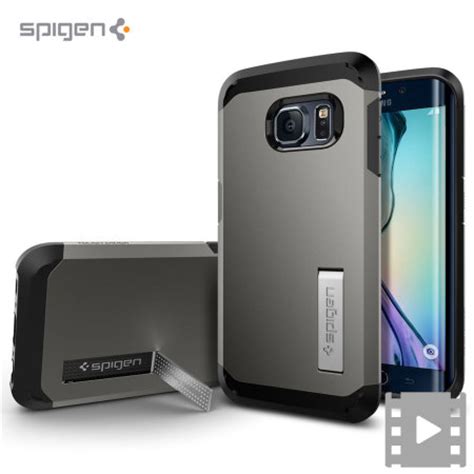 Spigen Tough Armor Samsung Galaxy S Edge Case Gunmetal