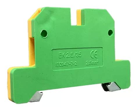 Conector Borne Sak Terra 2 5mm Verde Amarelo 10un MercadoLivre