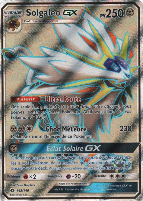 SL01 143 149 Solgaleo GX PoKéMoN