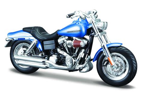 Maisto Harley Davidson FXDFSE CVO Fat Bob 2009 1 18 Blue