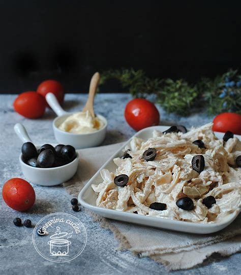 Insalata Di Pollo In Salsa Tonnata E Olive Nere Gineprina Cucina