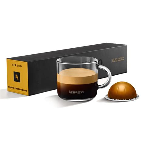 Amazon.com: VertuoLine Capsules, Double Espresso Coffee Pods, Brews 2.7 ...