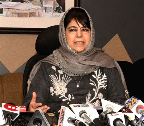 No Rule Of Law In Jandk Says Mehbooba As 2 Pdp Leaders Detained