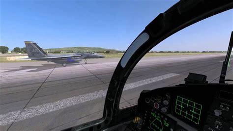 Dcs Flaming Cliffs 3 F 15 Formation Takeoff Youtube