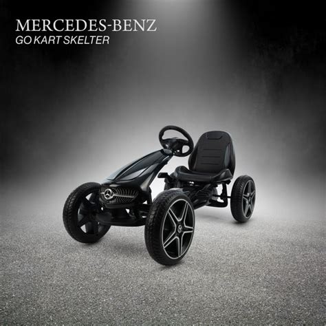 Mercedes Benz Go Kart Skelter Zwart Speelgoed Auto Stevige Frame