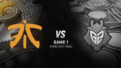 FNC Vs G2 Final Game 1 EU LCS Spring Split G2 Esports Vs Fnatic