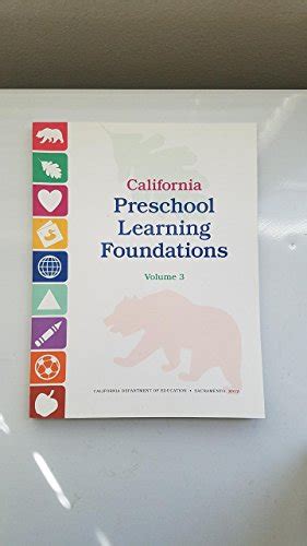 California Preschool Learning Foundations Volume 3 Excellent Condition