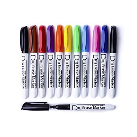 Dry Erase Markers | Easy Wipe Low Odor Water Based Dry Erase Markers