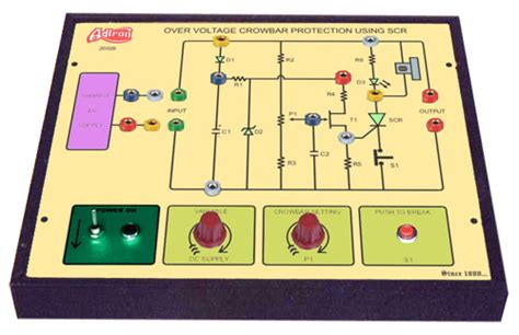 Over Voltage Crowbar Protection Using Scr Trainer Adtron Technologies