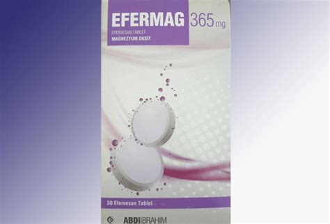 Efermag Mg Efervesan Tablet Ni In Kullan L R Kombin Kad N