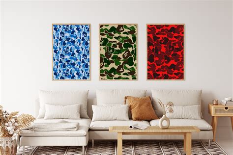 A Bathing Ape Poster A Bathing Ape Set Of 3 Posters Bape Etsy