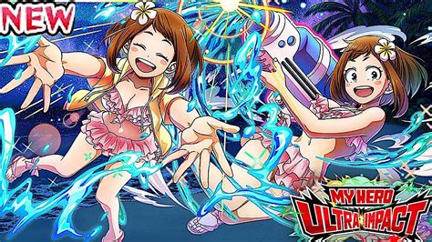 My Hero Academia Ultra Impact Ur Ochako Uraraka Swimsuit Showcase How