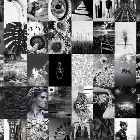 White Photo Wall Collage Kit White Aesthetic Pure White Etsy