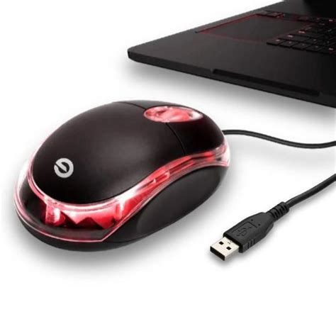 Mouse Usb Ptico Fio Dpi Para Notebook Computador Exbom Mouse