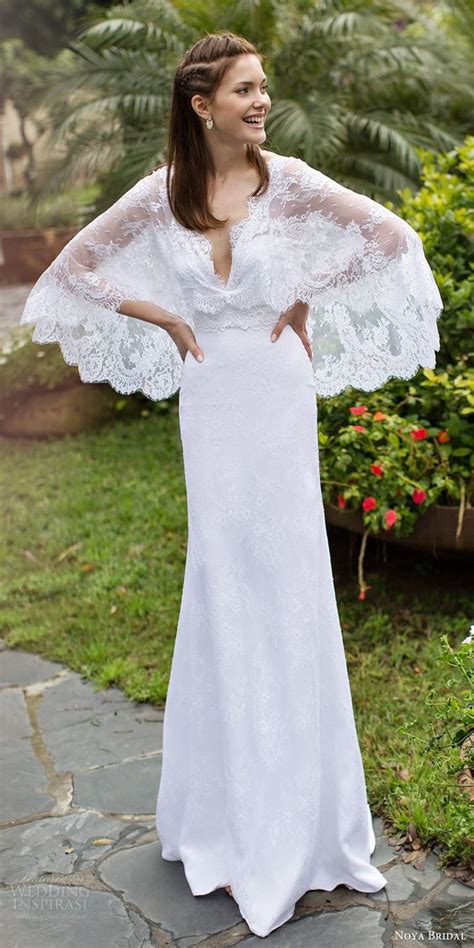 20 Gorgeous Wedding Dresses With Flutter Sleeves My Deer Flowers