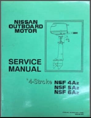 Nissan Marine Outboard Service Manual Directory