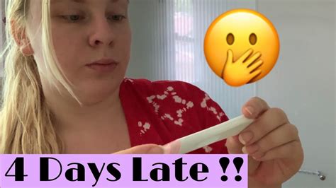 Mama Of 3 Taking Another Pregnancy Test 4 Days Late 🤨 Youtube